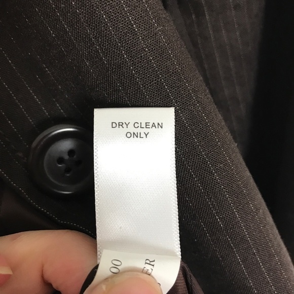 Banana Republic petite pinstripe brown blazer 0P - Picture 7 of 8
